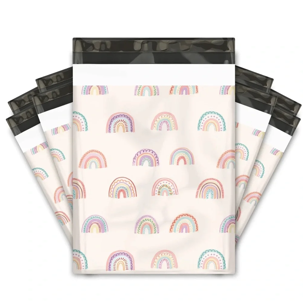 🆑 Rainbows 🌈  Poly Mailers 10x13 Pack of 25 - Picture 4 of 7